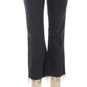 ZARA High Waisted Faded Black Cropped Flare Jeans - Size 2